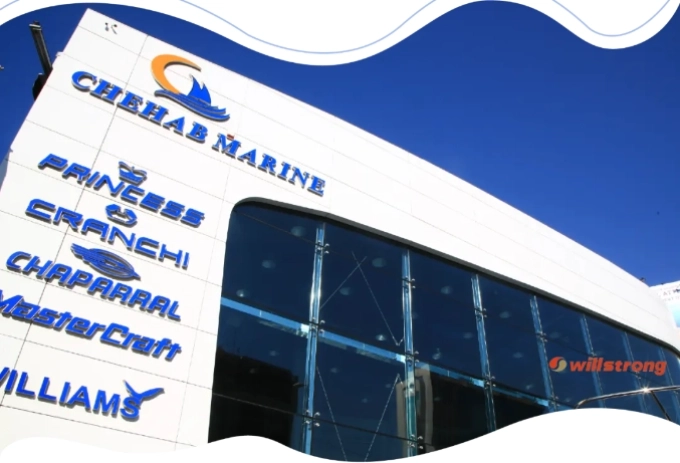 Chehab Marine: WILLSTRONG Matte White Fire-Resistant Aluminum Composite Panels