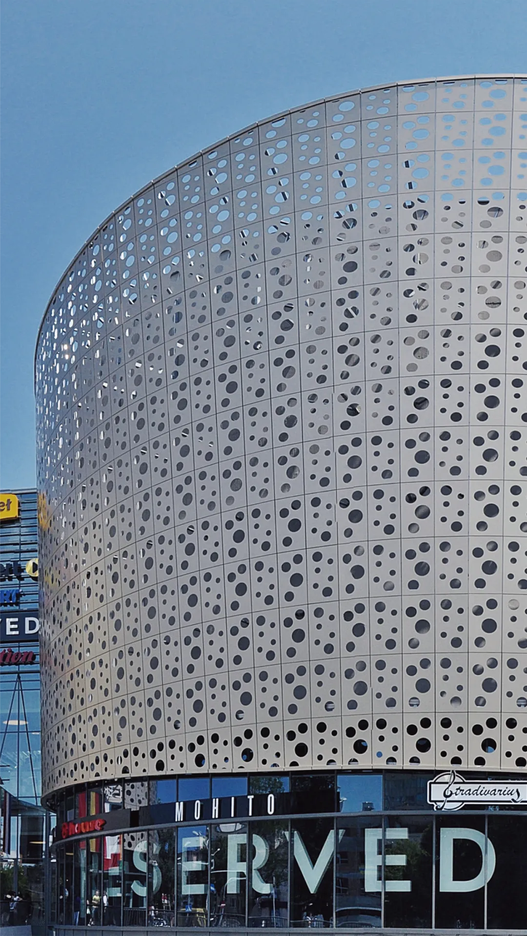 Deep Champagne Perforated Composite Aluminum Panel